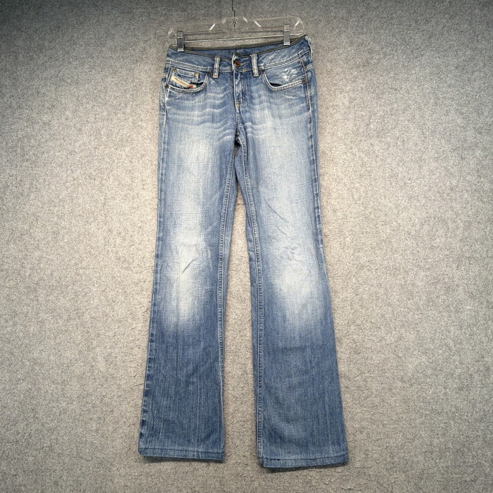 Vintage Diesel Bebel Women Bootcut Jeans Size 27x34 (Fits 28x32) Denim